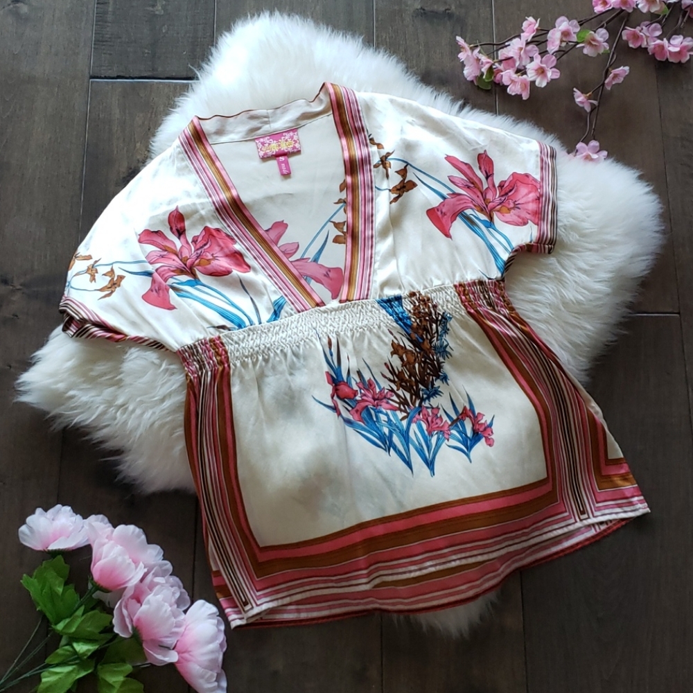 Yumi Kim Silk Kimono Top